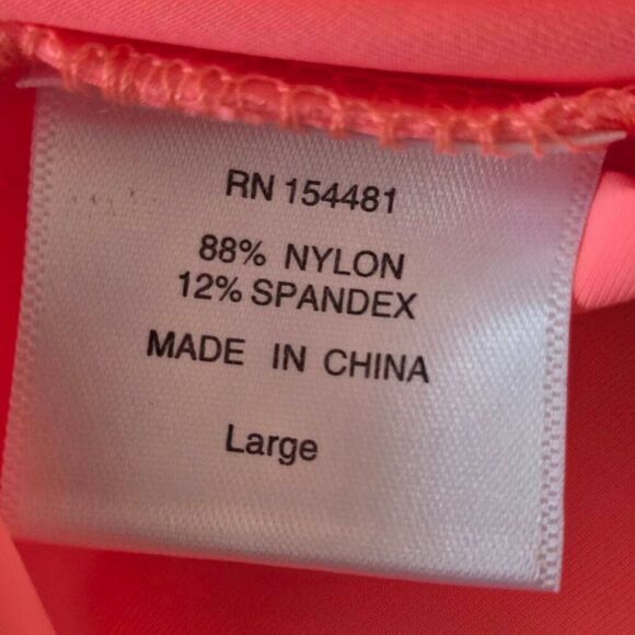 Jean Pierre Klifa Womens V Neck Pullover Solid Pink Top Size Large - Picture 6 of 10